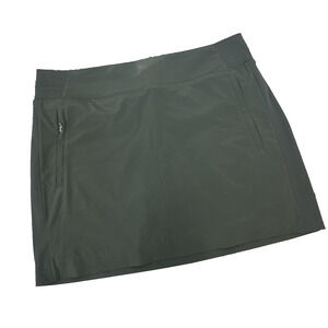 Athleta Skirt Skort size 14 Teal Green Stretch Athletic Fitness Modest Sports